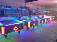 Kit de jeu de table de hockey sur air à monnayeur avec câblage de tableau, écran LED pour enfants, pour salle de jeux intérieure