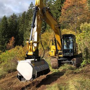 Printoth ekskavator Mini lampiran hutan pertanian untuk ekskavator dengan ekskavator Mulcher kepala mulsa - Product Image 4