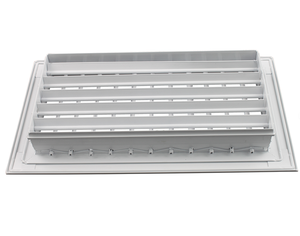 ตะแกรงอลูมิเนียมทรงสี่เหลี่ยมสำหรับระบบปรับอากาศแบบสองทิศทาง พร้อมบานเกล็ดปรับทิศทางลมตรงข้าม - Product Image 5