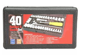 Ensemble d'outils de réparation personnalisés professionnels 40 pièces ensemble de clés à chocs à cliquet outils clé combinée caja de herramientas - Product Image 5