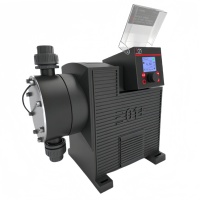 Pompa Dosis Digital Servo Motor 450L/H 6Bar PVDF RS485 Modbus 4-20mA Presisi untuk Tugas Berat Kimia Pertambangan OEM