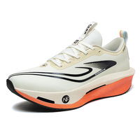 Chaussures de sport épaisses pour femmes à semelle EVA et plaque de carbone, de haute qualité, ODM, à lacets, en maille, baskets de course légères et antidérapantes pour hommes