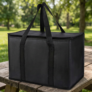 Sac isotherme pour livraison de repas, réutilisable, en non-tissé, avec feuille d'aluminium, écologique, léger, décontracté, pour le camping, OEM, ODM, logo personnalisé - Product Image 2