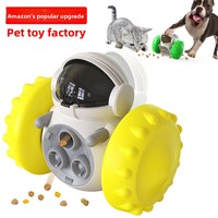 Großhandel: Umweltfreundlicher, wasserdichter IPX5 Haustier-Fressnapf & Spielzeug aus Kunststoff mit festem Muster – Neuheit für Hunde: Balance Car Slow Feeder
