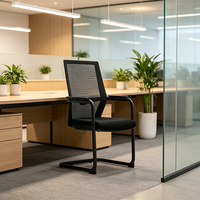 Chaise de conférence classique empilable en forme de arc pour salle de réunion, idéale pour la négociation et la réception