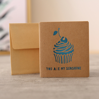 Cartes de vœux 3D pop-up personnalisées, créatives et modernes, en papier kraft imprimé UV, en forme de fleur, rose poudré, pour la remise des diplômes et la fête des pères