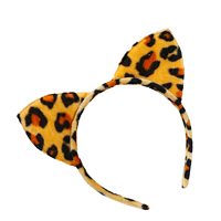 Bandeaux à oreilles de chat, bandeaux à oreilles tigre léopard pour Halloween Cosplay Party