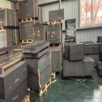 Bloc de graphite artificiel à grain fin, haute densité et haute résistance, personnalisé en gros pour la coulée continue de machines