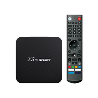 XS97 Smart Android 14 4K HDR Media Box Amlogic Y4 64 Bit Quad Core 4GB LPDDR3 Pemutar Home Theater