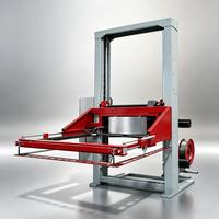 Machine d'emballage horizontale pour palettes, pour le regroupement de bobines d'acier et de tôles métalliques avec Flejadoras Automatics