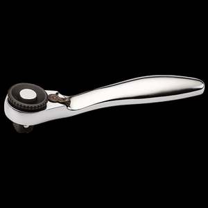 Mini clé à cliquet professionnelle à double entraînement de 80mm pour douilles ou embouts - Product Image 4