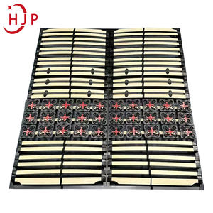 Huajiapin <span class=keywords><strong>C01</strong></span> Base de Cama Plegable de Lujo Tamaño Queen, de Acero Inoxidable y Madera Maciza, Ecológica, Ajustable, Resistente y Duradera - Product Image 3