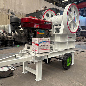 Máquina trituradora de mandíbula diésel, Motor de CA, Control PLC, capacidad máxima de 6 t/h, mineral, piedra, construcción, trituradora de roca, rodamiento de minería de oro - Product Image 3