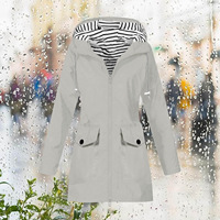 Veste à capuche coupe-vent pour femme, motif 3D, pour l'automne, idéale pour la randonnée en extérieur, imperméable, en polyester et élasthanne, pour le commerce transfrontalier Wish