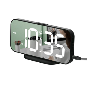 LED digital smart alarm <strong>clock</strong> watch time snooze electronic wall <strong>clock</strong> bedroom <strong>bedside</strong> <strong>clocks</strong> - Product Image 4