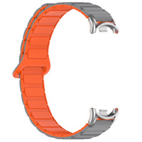 Kedatangan Baru untuk Tali Pengganti Magnetik Silikon Dua Warna Lebar 12mm Gesper Olahraga Lembut untuk MiBand 9 8