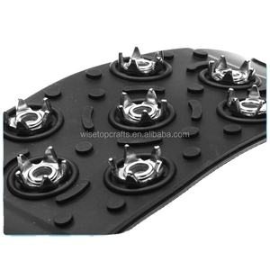 नॉन स्लिप ब्लैक ड्यूरेबल फर्म शार्प 7 स्टील स्टड टीथ क्रैम्पन स्नो बूट शू आइस क्लीट सभी में फिट - Product Image 3