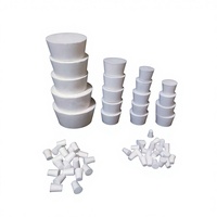 Vente directe d'usine - Bouchons en caoutchouc blanc pour tubes à essai, flacons, conduites d'eau et aquariums - Utilisation en laboratoire