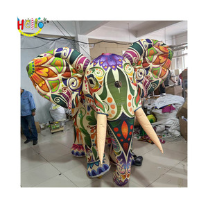 Défilé de performance d'événement en plein air Costume d'animal <span class=keywords><strong>gonflable</strong></span> d'éléphant de dessin animé de marche <span class=keywords><strong>gonflable</strong></span> - Product Image 1