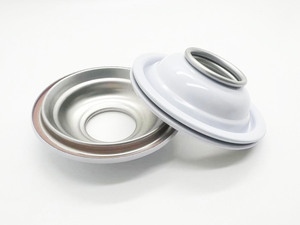 Couvercles métalliques industriels en fer blanc à visser, anti-déversement, avec revêtement UV pour boîtes et aérosols, <span class=keywords><strong>Longbang</strong></span> LB21 certifié ISO9001, 52/65/70mm - Product Image 2