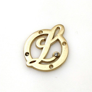 Etiqueta con logotipo de marca para ropa, proveedor de etiqueta con logotipo de marca para coser en ropa, etiqueta con logotipo de metal para coser - Product Image 4