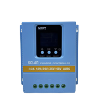 Contrôleur de charge solaire intelligent MPPT 150V 3840W à reconnaissance automatique 80A 12V-48V, fourni directement par l'usine