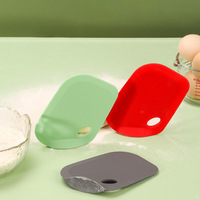 Grattoir à pâte en silicone, grattoir de cuisine 13 cm, coupe-pâte flexible pour la pâtisserie