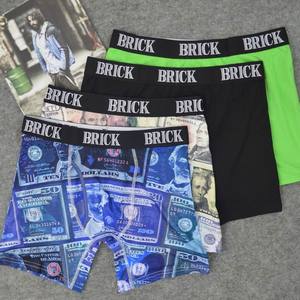 थोक पुरुष बॉक्सर शॉर्ट्स निजी लेबल चीन से सज्जित कपास जांघिया कच्छा - Product Image 6