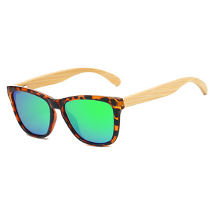 Wooden Sunglasses Full Rim UV400 Protection Unisex Fashion Outdoor Adult <b>Glasses</b> <b>Case</b> Included - Product Image 4