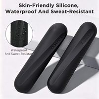 Paire d'haltères mini en silicone antidérapants pour Pilates, musculation des bras, hommes et femmes, entraînement à domicile