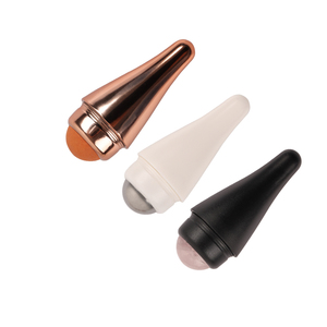 2022 hot selling beauty tool volcanic Stainless Steel ice roller for face reusable volcanic Oil-Absorbing Volcanic face roller