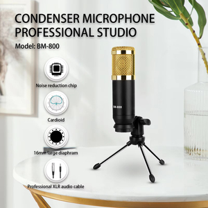 Di động USB Live Card âm thanh Kit với Condenser Microphone DJ điều khiển và Mixer cho streaming phương tiện truyền thông podcast Studios - Product Image 5