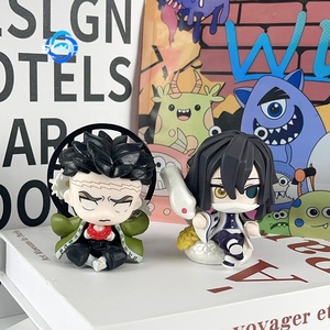 6 uds Mystery Blind Box Set juguetes Demoned Slayer PVC Anime figura Tanjiro <span class=keywords><strong>Nezuko</strong></span> Giyuu <span class=keywords><strong>Zenitsu</strong></span> figurita Blindbox muñeca Anime estatua - Product Image 6