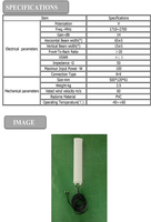 Antena de Panel MIMO 4G LTE para exteriores, 1710-2700mhz, conector de antena 4g, Cable de 20m, Panel de señal 5G para comunicatiion