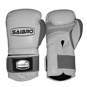 ออกแบบโลโก้เองได้ ถุงมือชกมวย/คิกบ็อกซิ่ง Saibro/OEM ระดับมืออาชีพ ขนาด 8oz 16oz หนัง PU สังเคราะห์ สำหรับศิลปะการต่อสู้ - Product Image 3