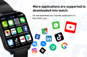 Montre connectée Global Network TK01 2024, version cellulaire, Android 9.0, grande mémoire, téléchargement d'applications, caméra, montre connectée 4G TK012023 - Product Image 4