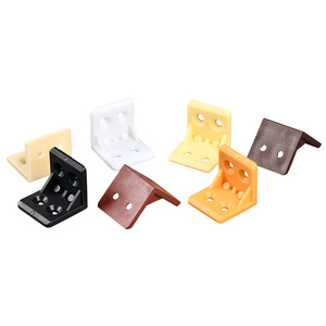 Shengyuan Plastic L-shaped Corner Bracket Cabinet Shelf Support Connector Right Angle Modern Minimalist Furniture Panel - Product Image 4