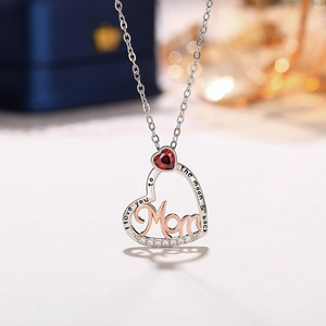 Collana con Ciondolo a Cuore con Lettera per Donna, Gioielli alla Moda - Product Image 3