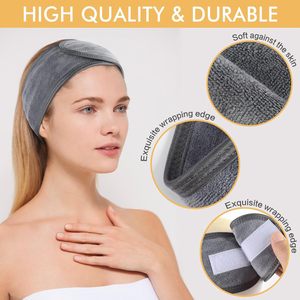 Bandeau magique en microfibre d'<span class=keywords><strong>argile</strong></span> très vendu, bandeau pour le visage, le lavage du visage, le maquillage, le spa - Product Image 2