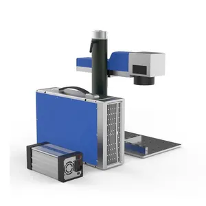 Mais barato 20w 30w Desktop Inteligente Lista de Preços Máquina de Marcação A Laser de Fibra