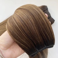 Cheveux Remy Vietnamiens Premium, Double Trame Faite à la Machine, Pointes Doublement Tirées, Sans Chute, Sans Nœuds, Sans Produits Chimiques, Toutes Couleurs, Teintables