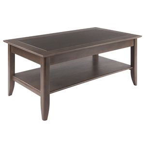 DB Santino Convertible Oyster Grey Coffee Table Farmhouse Style Mesa de té para la entrada de la sala de estar o el gimnasio Juego de muebles para el hogar - Product Image 1