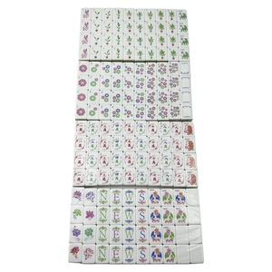 Juego de Mahjong Americano de Acrílico Rosa Claro Tallado de la Marca <span class=keywords><strong>Fengcai</strong></span>, Venta al Por Mayor Directa de Fábrica, 160 Fichas de Mahjong Americano - Product Image 6