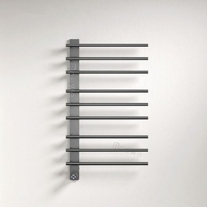 Radiateur à serviettes chauffant noir certifié CE SAA, support mural électrique pour serviettes de <span class=keywords><strong>bain</strong></span>, chauffe-serviettes électrique mural pour salle de <span class=keywords><strong>bain</strong></span> - Product Image 2