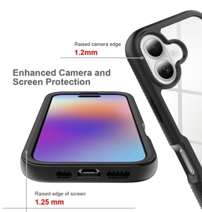 Cứng Acrylic Mềm TPU Chống-Gõ Bìa Rõ Ràng Đầy Đủ Bìa Bumper Trường Hợp Đối Với iPhone 17 Cover Quay Lại - Product Image 4