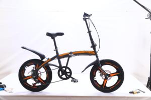 Vélo pliant pour adultes <span class=keywords><strong>de</strong></span> 20 pouces à 7 vitesses, frein à disque, fourche en acier, vélo <span class=keywords><strong>de</strong></span> <span class=keywords><strong>ville</strong></span> pour hommes et femmes, capacité <span class=keywords><strong>de</strong></span> charge <span class=keywords><strong>de</strong></span> 150 kg - Product Image 2