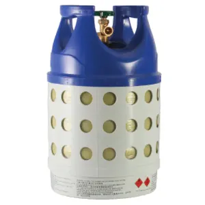 HDPE linner ISO11119-3 butan propane lpg gas cylinder tanks
