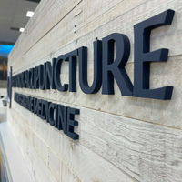 Lettres en PVC peintes sur mesure de haute qualité pour logo intérieur, lettres en acrylique, lettres en PVC