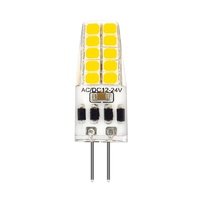 Luminaire en silicone G4 à intensité variable AC/DC12-24V 2.5W, 2700K/4100K/6000K, sans scintillement, pour hôtels, certifié CE, garantie 2 ans
