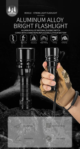 Mạnh mẽ siêu sáng T6/L2 chuyên nghiệp dưới nước <span class=keywords><strong>Torch</strong></span> IP68 không thấm nước cao lumens lặn đèn pin - Product Image 3